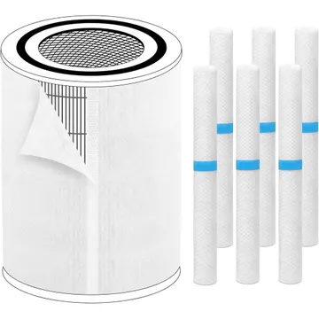 Bộ lọc trước Tương thích với Bộ lọc thay thế máy lọc không khí Levoit LV-H133, Tháp Meta-Air LVH133 H133, Bộ phận vừa vặn # LV-H133-RF, 6 gói