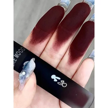 son bóng black rouge black rouge Return ~ Black Style Lip Glaze Matte Velvet Lip Glaze Đảng Sinh Viên Giá Trị Cao Son Môi Bùn Trắng