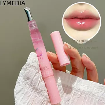 LYMEDIA Lip Serum, Sweet Peach Lip Oil, Lip Plumper Gợi Cảm Sửa Chữa Son Dưỡng Môi Trong Suốt Chăm Sóc Môi