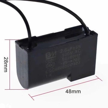 220v AC Quạt Trần Tụ Điện 2.5uf 3 Dây Thay Thế Động Cơ Khởi Động Tụ Điện Công Suất Cao Đa Năng Phù Hợp Cho Quạt Trần Lớn Quạt Điện Khởi Động Phụ Kiện 250V Fast Ship8.15