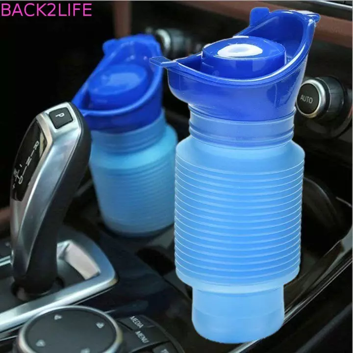 Túi đựng nước tiểu di động BACK2LIFE, Xô tiểu có thể thu vào cho trẻ em người lớn, Bình nước tiểu cho bé có thể tháo rời chống rò rỉ Thiết bị nước tiểu cắm trại có thể tái sử dụng dành cho nam / nữ