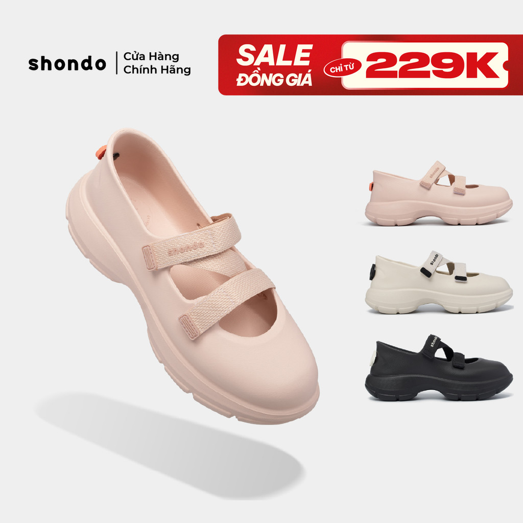 Giày ballet sneaker nữ Shondo Dreamie