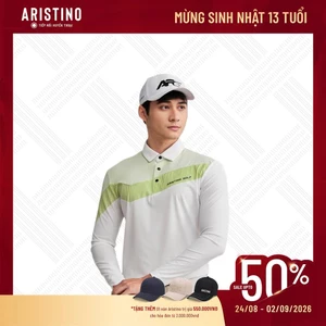 Áo thun có cổ dài tay Aristino UV Protech Freezing cool touch ALPG25W2