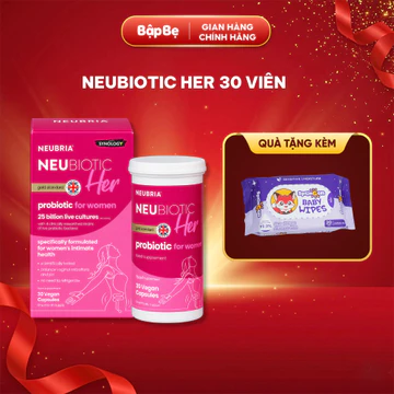 Men vi sinh nữ Neubiotic Her Neubria hộp 30 viên hỗ trợ cân bằng hệ vi sinh mỗi ngày