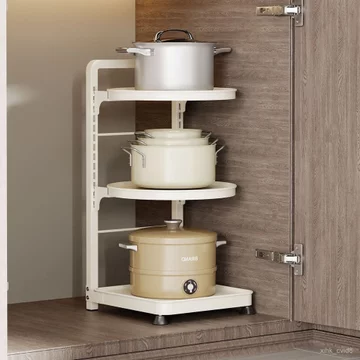 Kệ đựng nồi chảo, kệ để đồ nhà bếp, kệ đứng, kệ để bàn, kệ để trong tủ bếp, kệ chia tầng dùng trong gia đình, kệ để nồi