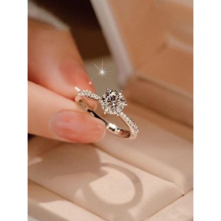 Nhẫn Cưới Mô Phỏng 1 Carat Moissanite Nhẫn Kim Cương Ngày Quốc khánh Cưới Nhẫn Đạo Cụ Điều Chỉnh Trực Tiếp Nhẫn Cưới