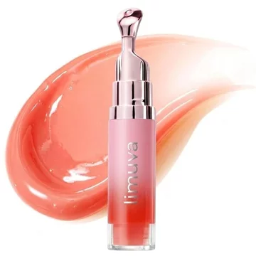 Tinh chất môi Lumuva, có tác dụng dưỡng ẩm, làm ẩm và làm sáng da, chứa Peptide, Son dưỡng môi đầy màu sắc, Model: 5RLI.
