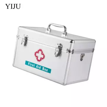 Hộp sơ cứu gia đình Hộp lưu trữ Hộp đựng đa năng có tay cầm để may, cắm trại, văn phòng, ô tô, hoạt động ngoài trời