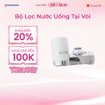 Bộ lọc nước tại vòi CLEANSUI có thể uống liền, nấu ăn EF102/EF201