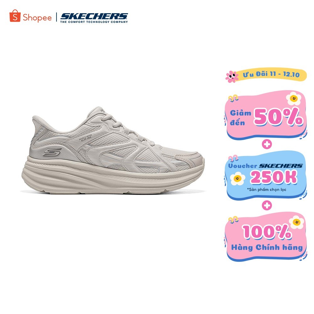 [ĐỘC QUYỀN ONLINE] Giày Thể Thao Nữ Skechers Slip-Ins BOBS Sport Skillz Kick It Thường Ngày - 117762-OFWT Memory Foam