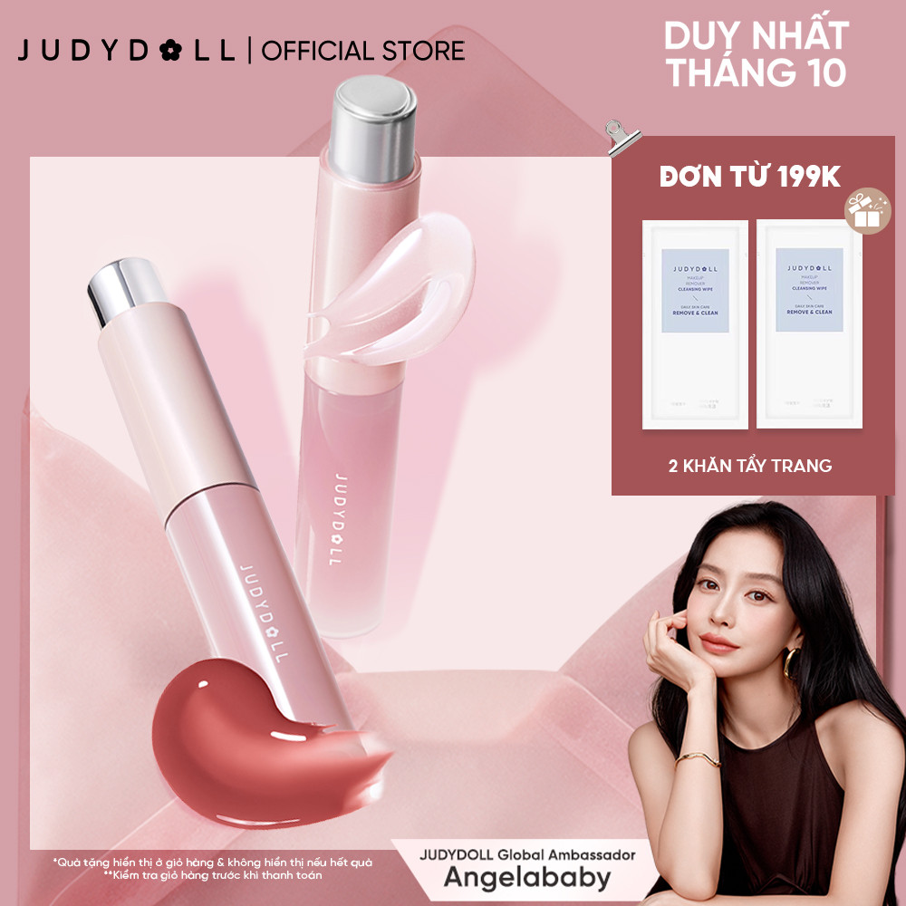 [MỚI] Son Dưỡng Đầu Nhấn JUDYDOLL Hydrating Lip Oil Dưỡng Môi Ẩm Mướt 4ml