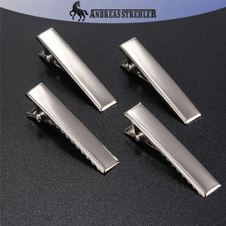 Onetimingfine 50 Chiếc Thời Trang Bạc Kim Loại Phẳng Kẹp Tóc Prong Kẹp Tóc Bằng Kim Loại Kẹp Tóc VN
