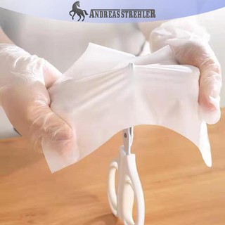 Onetimingfine 100 Cái / hộp Găng Tay Cao Su Miễn Phí TPE Găng Tay Dùng Một Lần Trong Suốt Axit Chống Trơn Trượt An Toàn Làm Việc Cấp Thực Phẩm Găng Tay Vệ Sinh Gia Đình VN