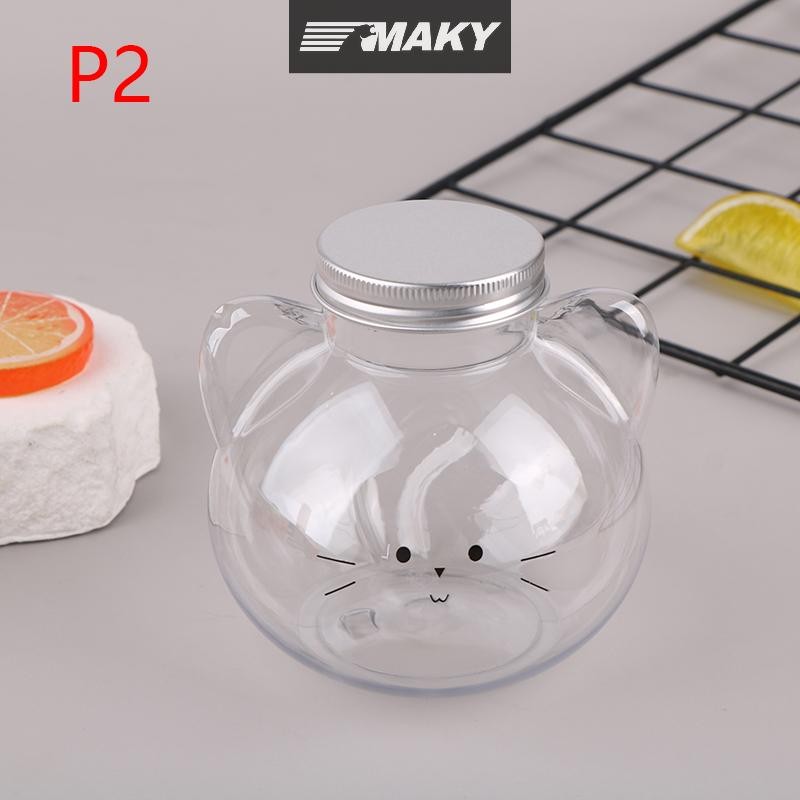 Newwellknownepic Chai Nước Trà Sữa Nước Cà Phê Cốc Uống Di Động Nhà Trong Suốt Chai Nước Giải Khát BPA Free VN