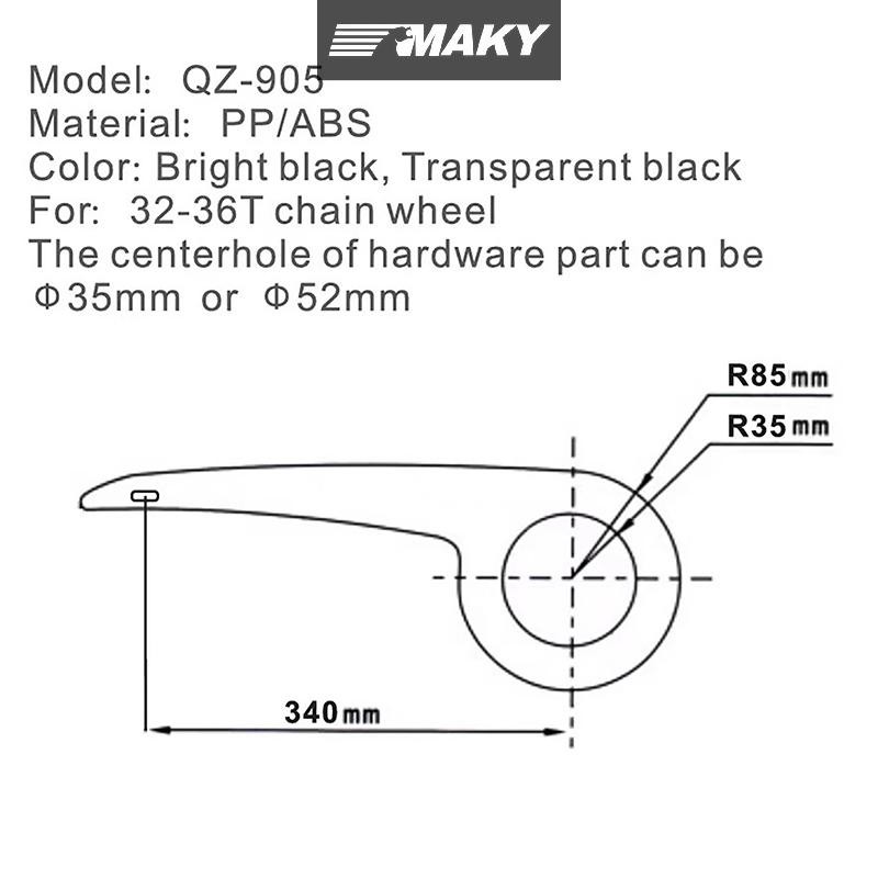 Newwellknownepic Xe Đạp Dây Xích Bảo Vệ Phù Hợp Cho 32-36 Răng Đa Năng Dây Xích Bảo Vệ Trẻ Em Chắc Chắn Xe Đạp Dây Xích Dành Cho Xe Đạp Phụ Kiện VN