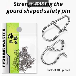 Newwellknownepic 100 Chiếc Kẹp Câu Cá Nhanh Crankbait Snaps Câu Cá Kết Nối Nước Mặn Câu Cá Mồi Không Gỉ VN