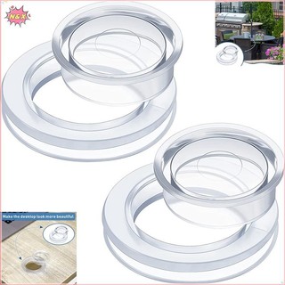 N & X Silicone Patio Bàn Ô Lỗ Vòng Cắm Và Nắp Bộ Kính Ngoài Trời Sân Bàn Sân.
