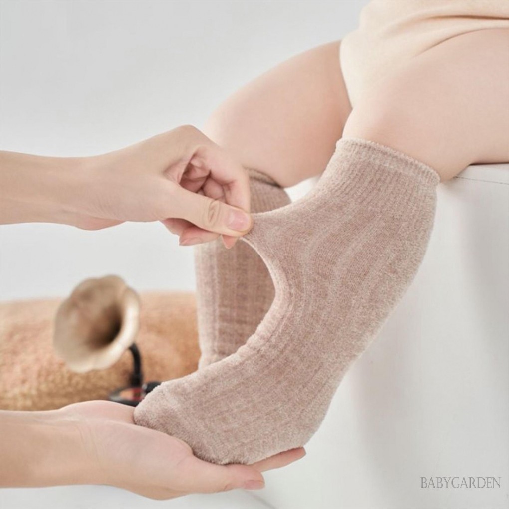 Bé Mờ Gân Mùa Đông Mềm Mại Ấm Áp Cho Trẻ Sơ Sinh Đầu Gối Tất Dài Cao