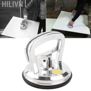 Hilivn Cốc hút thủ công 50kg Dụng cụ nâng kính hợp kim nhôm Móng vuốt đơn cho sàn gạch men Khung gầm cao su mài mòn cao Đáng tin cậy để sử dụng