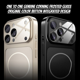 [Thay đổi ngay lập tức thành 17] Ốp điện thoại mờ cho iPhone 17 16 15 14 13 Pro Max thay thế vỏ 17 Pro Max PC cao cấp + Vỏ bảo vệ chống sốc từ tính mặt sau bằng kính