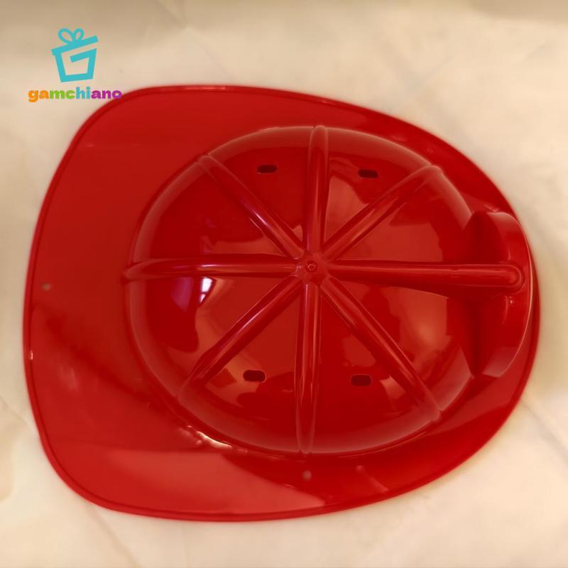 Gamchiano Dr Up Đồ Chơi Lính Cứu Hỏa Nhập Vai Dụng Cụ Chơi Mũ An Toàn Nhựa Mũ Bảo Hiểm Cho Trẻ Em Đỏ