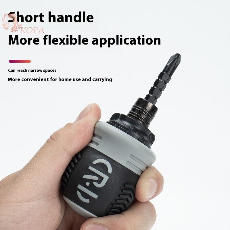 KOPA 1 Bộ Tua Vít Ratchet Củ Cải Hình Ngắn Độ Cứng Cao Tiết Kiệm Nhân Công Đa Năng Đa Năng Đa Năng VN