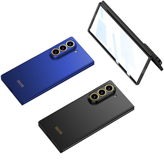 Ốp lưng siêu mỏng thời trang sang trọng cho Samsung Galaxy Z Fold 7 6 5G có vỏ phim bảo vệ kính màn hình