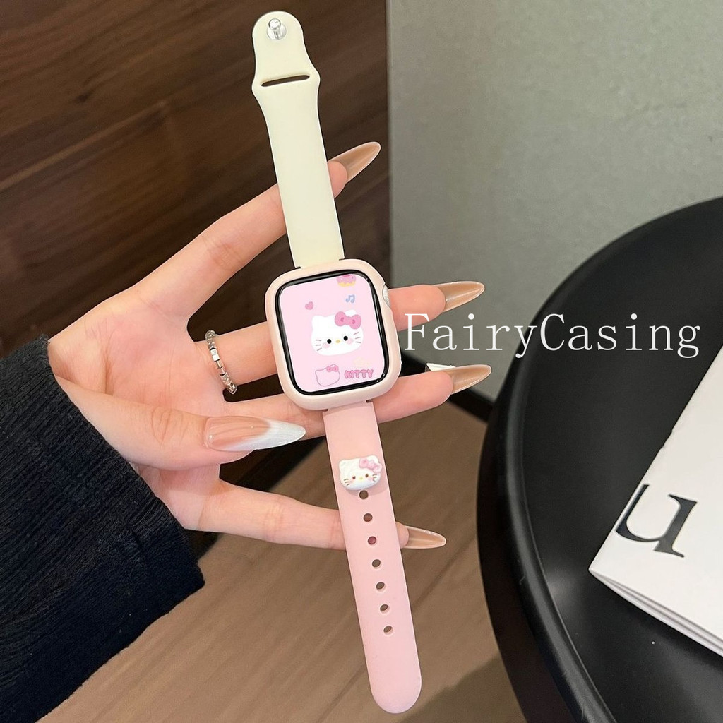 Dây Silicon Mềm Cho Apple Watch Series 11 10 9 8 7 46mm 42 45mm 41 SE 6 5 4 44mm 40 38mm Iwatch Ultra 2 3 49mm Dây Đeo Tay