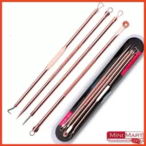 Bộ lặn mụn 4 cây 8 đầu cao cấp thép không rỉ an toàn tiện dụng lặn hầu hết các loại mụn ..