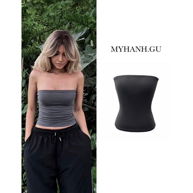Áo ống co dãn siêu dễ phối đồ ( 0067)