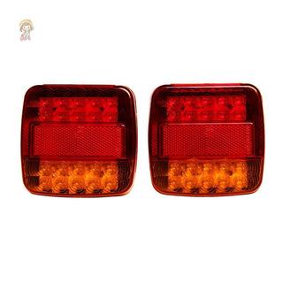 TWE Xe Kéo Xe Tải 20LED Đèn Hậu Phanh Dừng Bật Tín Hiệu Đèn Báo 12V VN