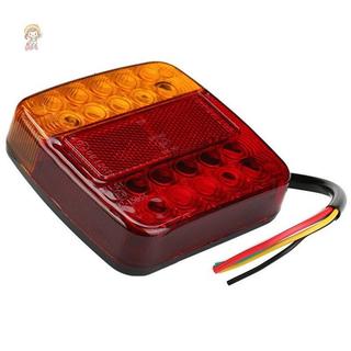 TWE Xe Kéo Xe Tải 20LED Đèn Hậu Phanh Dừng Bật Tín Hiệu Đèn Báo 12V VN