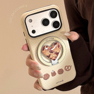 [Sheren] Ốp Điện Thoại Bánh Quy Cookie Thích Hợp Cho i17 16 15 14 13 12 11 pro max Vỏ Bảo Vệ Chống Sốc