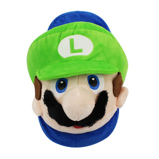 Super Mario Dép Sang Trọng Dễ Thương Chống Trơn Trượt Dép Cotton Ấm Áp Phòng Ngủ Mùa Đông
