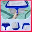 Bể bơi Skimmer Net Dễ dàng sử dụng Mảnh vỡ thực tế Loại bỏ Pickup Lưới mịn Túi sâu Lá Rake cho bồn tắm nước nóng SPA Ao