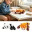 Đồ chơi sang trọng gấu trúc và gấu trúc dễ thương có tư thế nằm xuống Gối thân thiện với da dễ thương Hình có thể được sử dụng làm trang trí ghế sofa phòng ngủ sonlekvn