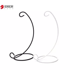 Giá đỡ cây sắt 1X 23cm 9 "cho bình treo thủy tinh trong suốt Trang trí nội thất VN