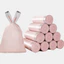 Túi đựng rác dây rút HDPE dày, chuyên dụng cho nhà bếp và phòng tắm, bền và chống rò rỉ