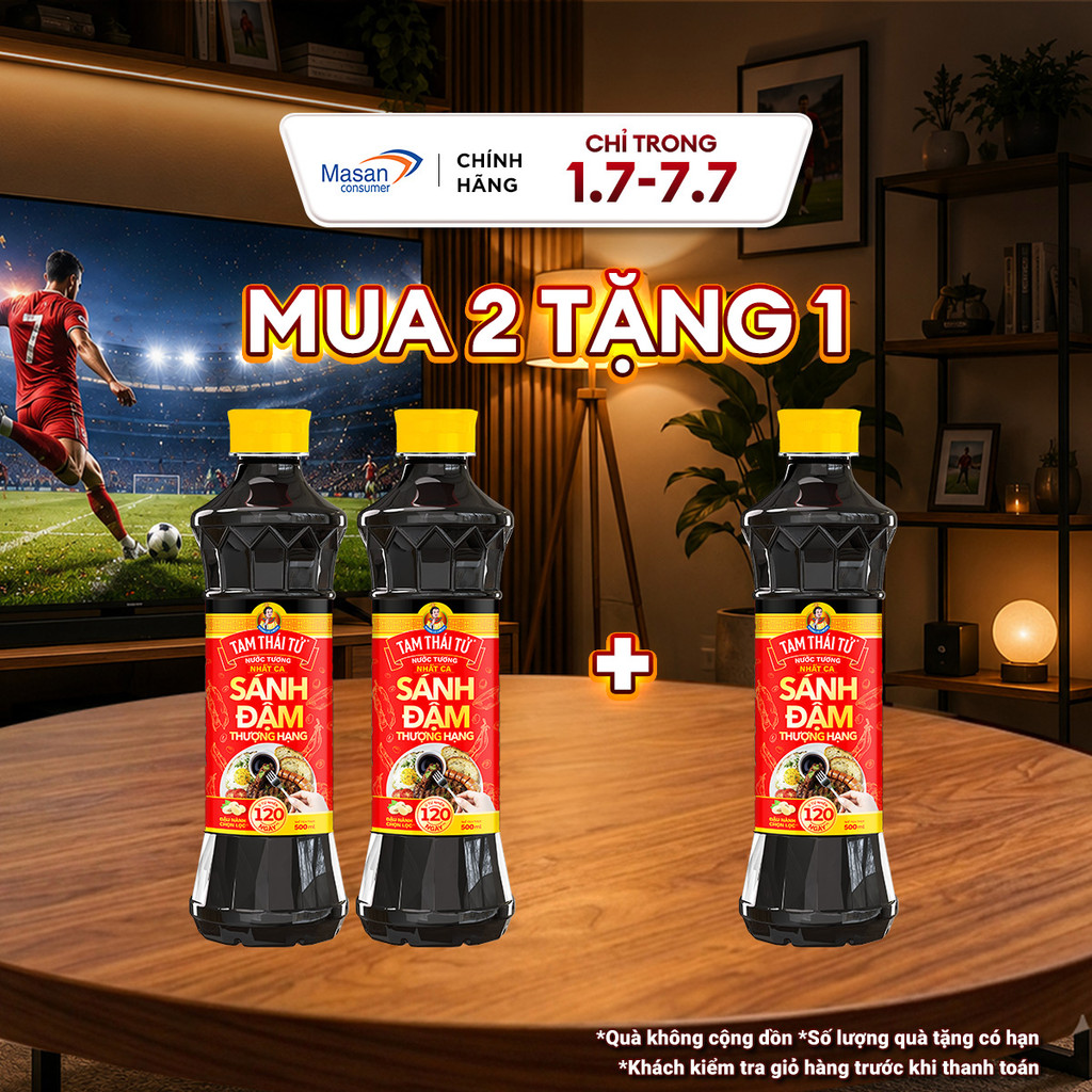 Combo 2 Nước Tương Tam Thái Tử Nhất Ca Sánh Đậm 500Ml