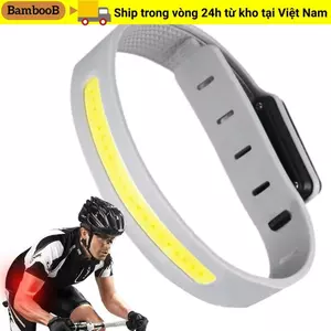 Đèn nhấp nháy BAMBOOB, Cảnh báo chân tay Đèn LED băng tay chống nước, USB di động có thể sạc lại Đai an toàn ban đêm Chạy bộ