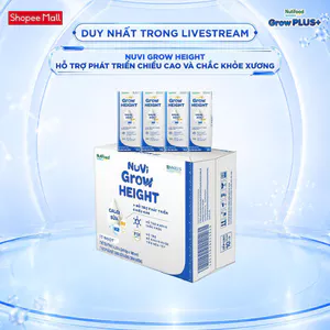 Thùng 24 hộp SBPS Nuvi Grow Height hỗ trợ phát triển chiều cao hộp 180ml