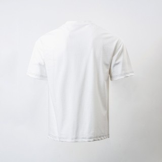 [DEAL SỐC] Áo Thun Tay Ngắn Trắng HLA Túi Ngực Cổ Tròn - Chất Cotton Thoáng Mát