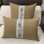 Mới Phong Cách Trung Quốc Vải Lanh Gối Nội Thất Đệm Lưng Gỗ Gụ Sofa Tựa Lưng Hình Chữ Nhật Thắt Lưng Gối Có Lõi DN80