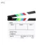 Apill SENECESLI Phim acrylic Clapperboard Xóa khô từ tính với dải hiệu chỉnh màu 11,8x9,5 inch Tấm gỗ giám đốc chuyên nghiệp để làm phim Trang trí phòng thu (Trắng)