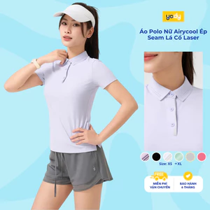 Áo polo nữ Yody Airy Cool BST 2025 co giãn thiết kế thể thao cao cấp thoải mái khi vận động WAPO25S027