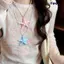 Mặt dây chuyền CQCJ, Vòng cổ đính cườm có thể điều chỉnh phong cách ven biển, Mặt dây chuyền sao biển nhẹ đa năng Vòng cổ bãi biển Trang phục