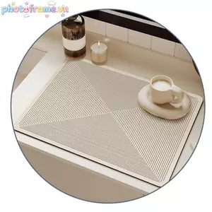 Khung Ảnh Qui Sấy Nhà Bếp Thoát Nước Miếng Lót Dòng Siêu Thấm Hút Mặt Bàn Cà Phê Món Ăn Sấy Thảm Chống Trơn Trượt Bộ Đồ Ăn Bộ Đồ Ăn Placemat VN
