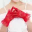 MAKY Nữ Vintage Sheer Găng Tay Ren Ngắn Găng Tay Cưới Derby Tiệc Trà Chiều Dài Cổ Tay Găng Tay Hoa Cho Bữa Tối Lạ Mắt Trang Phục Phụ Kiện Găng Tay VN