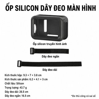 Ốp Silicon Dây Đeo Mở Rộng Cho Osmo Nano Vỏ Bảo Vệ Ôm Sát Chống Trầy Cố Định Quay Vlog