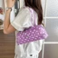 Túi đeo vai BRARAA, Túi Tote thạch trong suốt dung tích lớn, Túi xách nữ bằng nhựa Pvc chấm bi màu kẹo dễ thương
